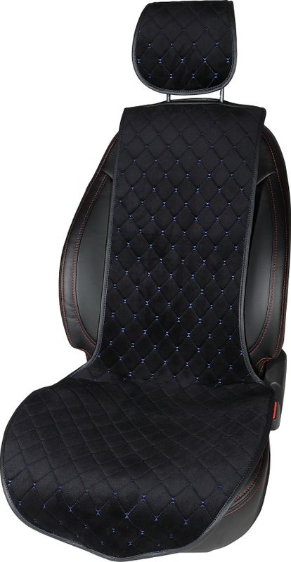 Накидки Seintex на сидения Велюр размер S (шов синий). Артикул 97873