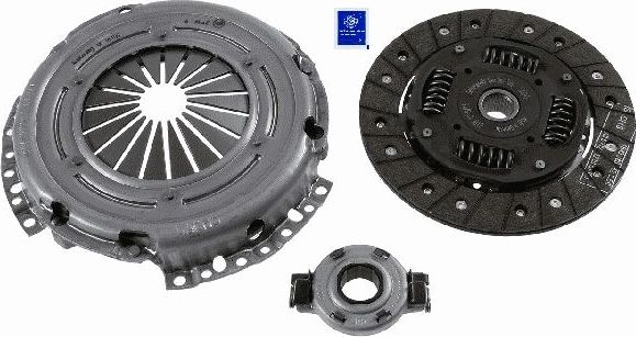 Сцепление (комплект) SACHS для Volkswagen Derby II 1981-1984. Артикул 3000 158 001