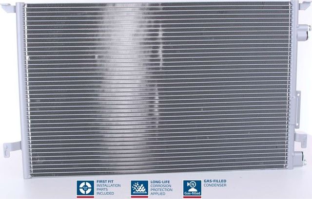 Радиатор кондиционера (конденсатор) Nissens (алюминий). Артикул 94597