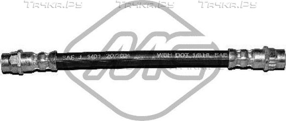 Тормозной шланг Metalcaucho задний для Renault Clio II 1998-2013. Артикул 96114