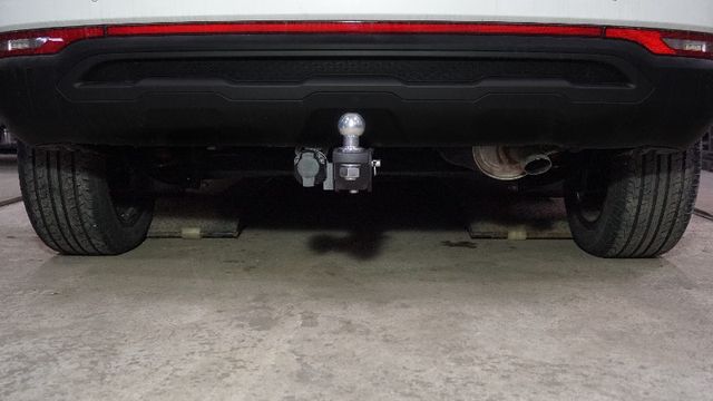 Фаркоп ТСС оцинкованный под американский квадрат для Baic X35 2023-2026 (нерж. шар). Артикул TCU00395N