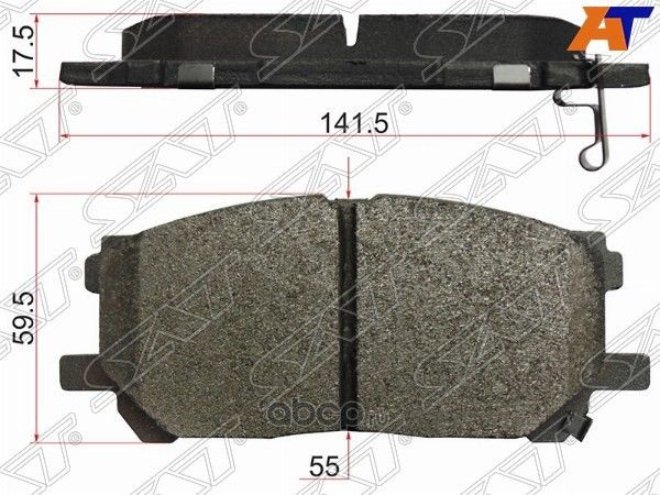 Колодки тормозные FR TOYOTA HARRIER,LEXUS RX3 03 (SAT). Артикул ST0446548080