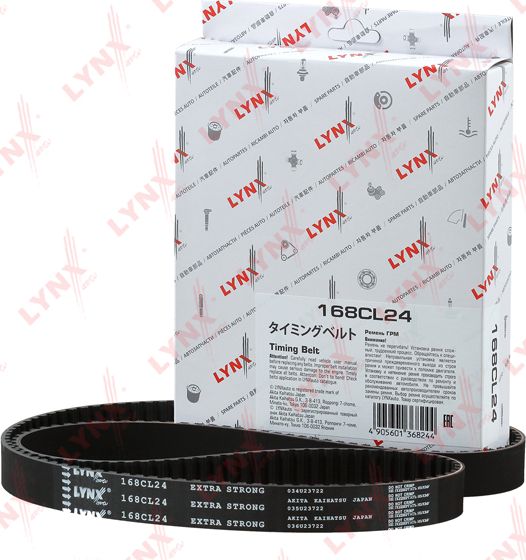 Ремень ГРМ LYNXauto для Lancia Dedra 1996-1999. Артикул 168CL24