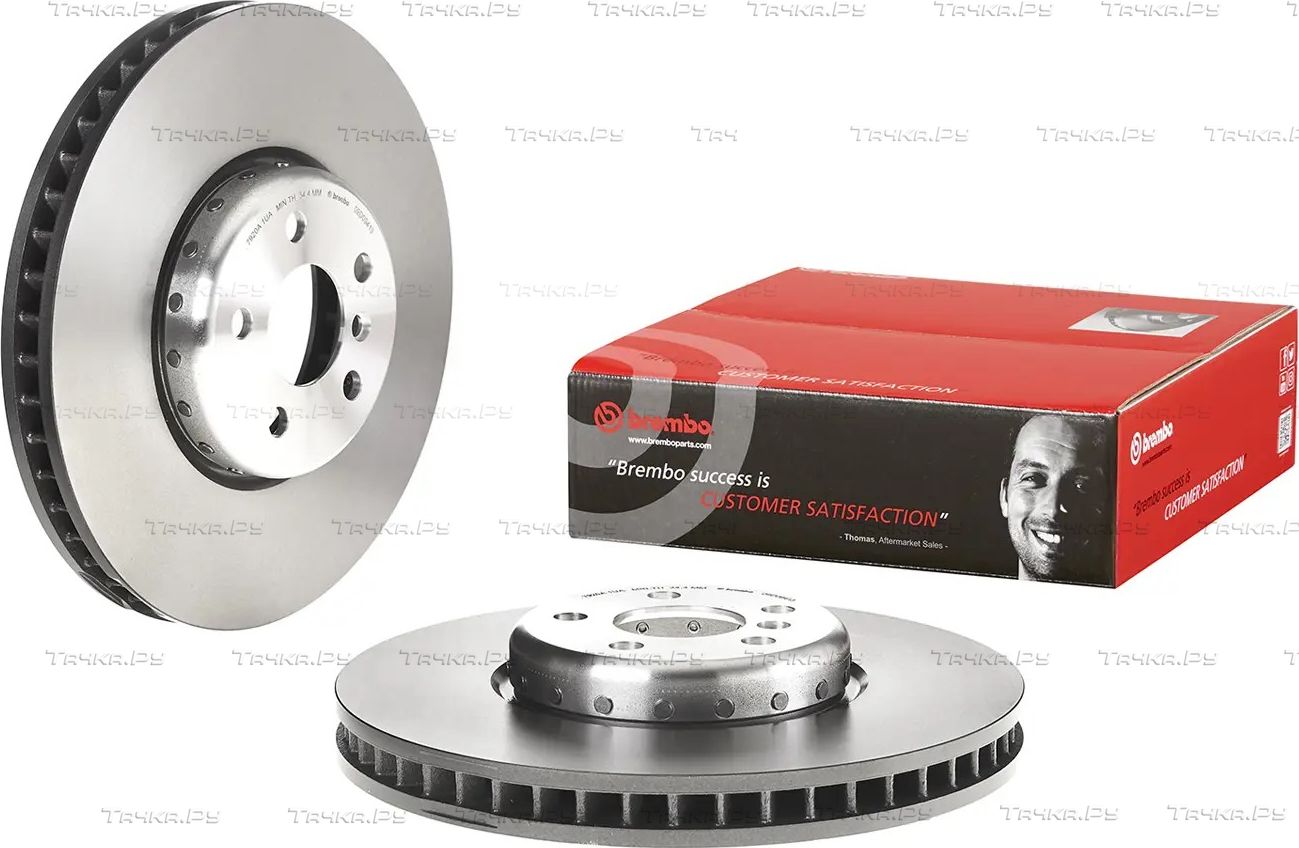 Тормозной диск Brembo PRIME LINE - Composite передний левый для BMW X4 II (G02) 2018-2026. Артикул 09.D094.13