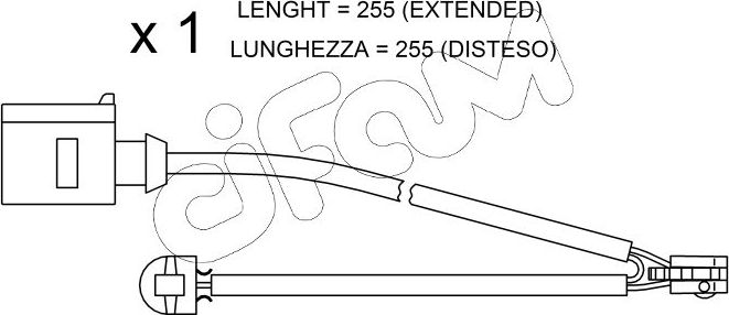 Датчик износа тормозных колодок  Metelli. Артикул SU.218
