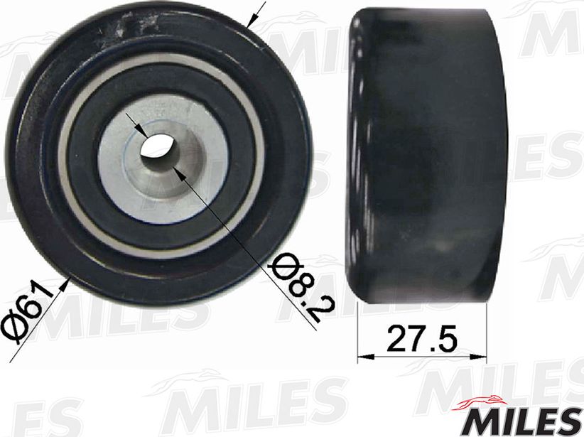 Направляющий (ведущий) ролик ремня ГРМ Miles. Артикул AG02019