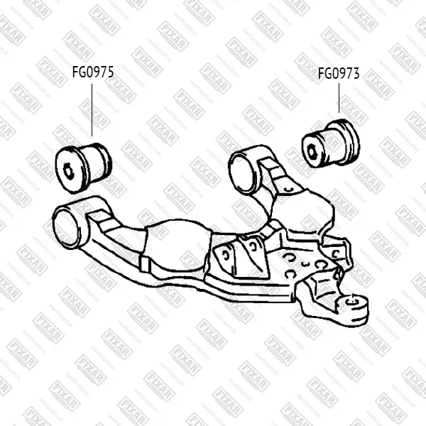Сайлентблок переднего нижнего рычага (Fixar) Fixar. Артикул FG0975