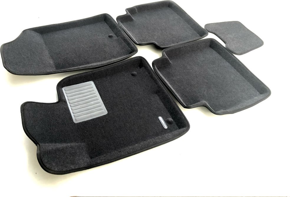 Коврики текстильные Euromat 3D Business для салона Kia Optima IV 2016-2026 Темно-серые. Артикул EMC3D-002929G