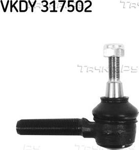 Наконечник рулевой тяги SKF правый для Land Rover Range Rover I 1969-1996. Артикул VKDY 317502