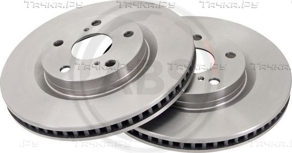 Тормозной диск ABS COATED передний для Toyota Camry 40 (V40, XV40) 2006-2014. Артикул 17807
