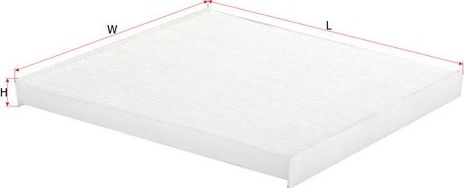 Салонный фильтр Sakura. Артикул CA-66050