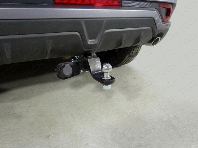 Фаркоп ТСС оцинкованный под американский квадрат для Mitsubishi ASX II 2017-2022. Артикул TCU00106