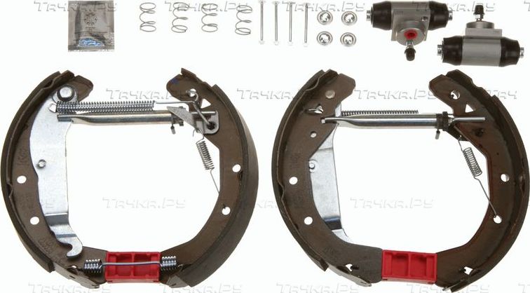 Тормозные колодки TRW (алюминий) задние для Opel Vectra B 1995-2003. Артикул GSK1687