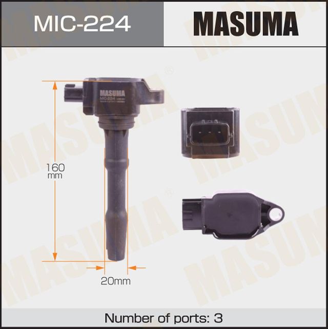 Катушка зажигания Masuma для Nissan Terrano III (D10) 2015-2026. Артикул MIC-224