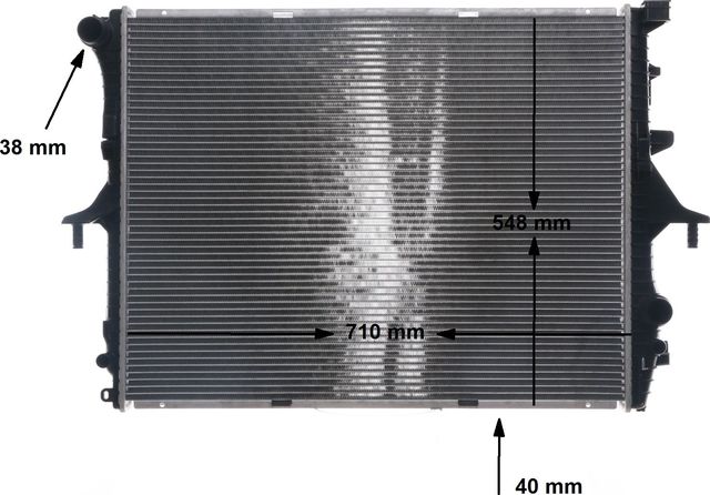 Радиатор охлаждения двигателя Mahle Behr для Volkswagen Touareg I 2003-2010. Артикул CR 568 000S