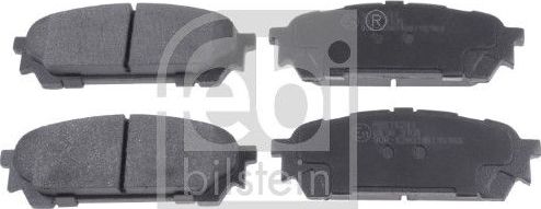 Тормозные колодки Febi Bilstein. Артикул 170666