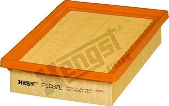 Воздушный фильтр Hengst для Chevrolet Cobalt II 2013-2026. Артикул E1087L