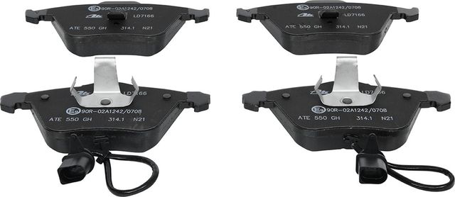 Тормозные колодки ATE Ceramic передние для Audi A6 II (C5) 1999-2005. Артикул 13.0470-7166.2