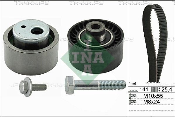 Ремень ГРМ с роликами (комплект) Ina для Peugeot 806 I 2000-2002. Артикул 530 0470 10