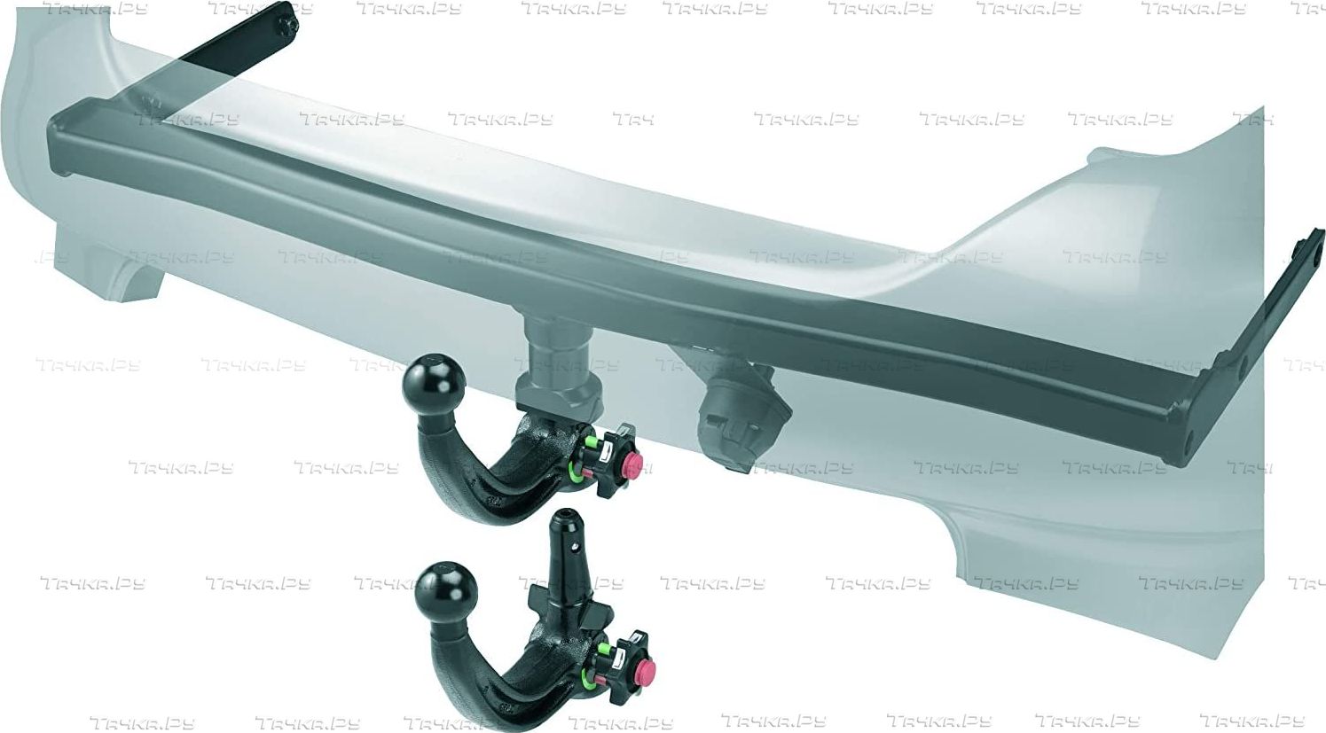 Фаркоп Westfalia для Hyundai Santa Fe III 2012-2018. Быстросъемный крюк. Артикул 345143600001