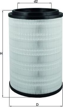 Воздушный фильтр Mahle. Артикул LX 2741