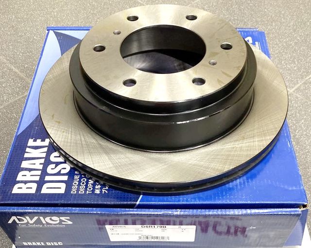 Тормозной диск Advics для Mitsubishi Pajero IV 2006-2026. Артикул D6R179B