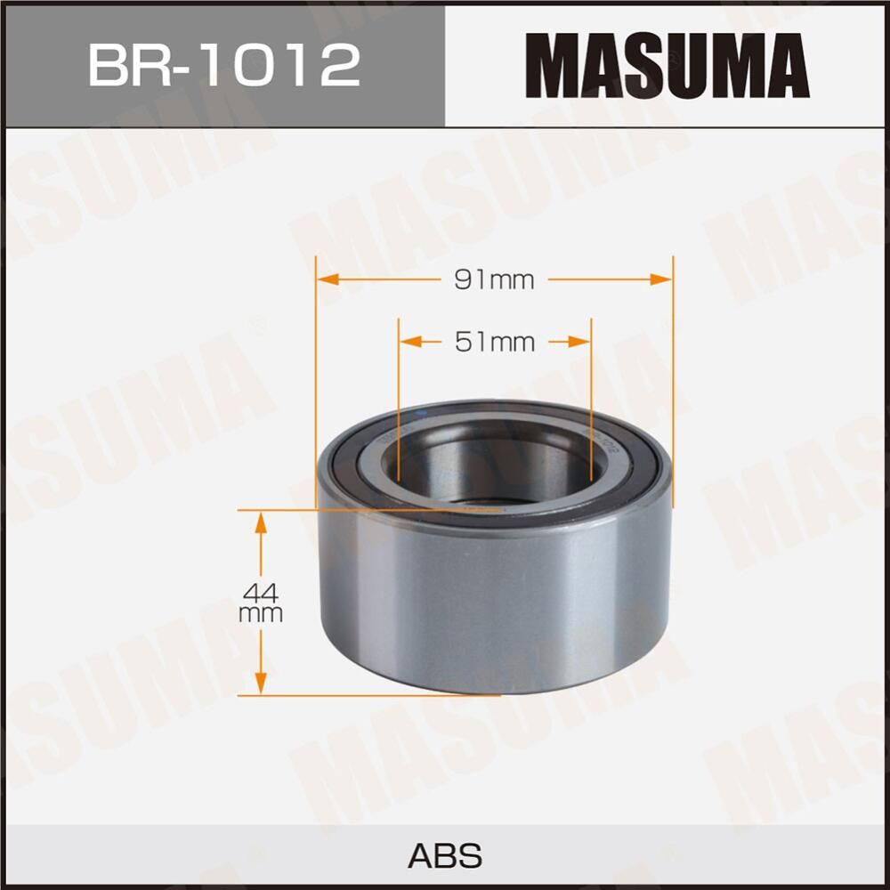 Подшипник ступичный MASUMA, HONDA CR-V / RE3 front Masuma. Артикул BR1012
