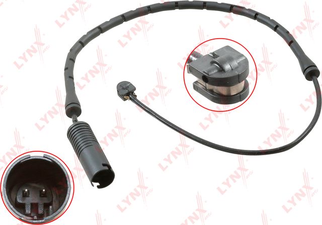 Датчик износа тормозных колодок  LYNXauto передний для BMW 7 III (E38) 1994-2001. Артикул BW-1006