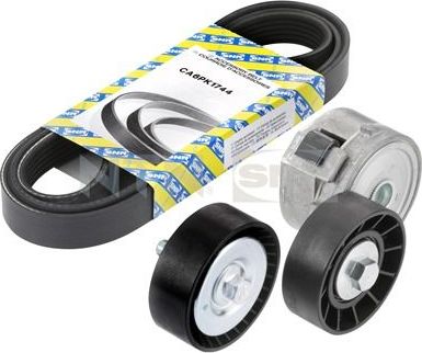 Приводной ремень поликлиновой с роликами (комплект) NTN / SNR. Артикул KA866.17