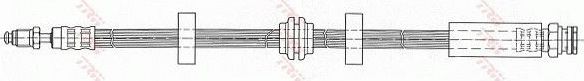 Тормозной шланг TRW. Артикул PHB343