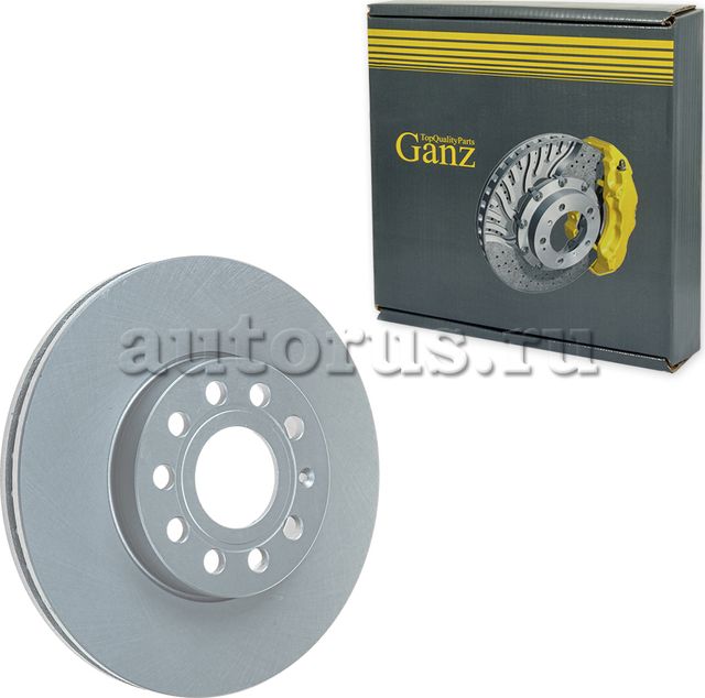 Диск тормозной передний (Ganz). Артикул GIJ10017
