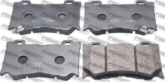 Тормозные колодки Febest. Артикул 0201-V36F