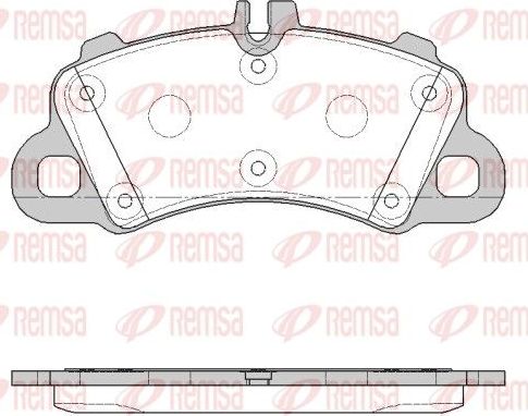 Тормозные колодки Remsa. Артикул 1862.00