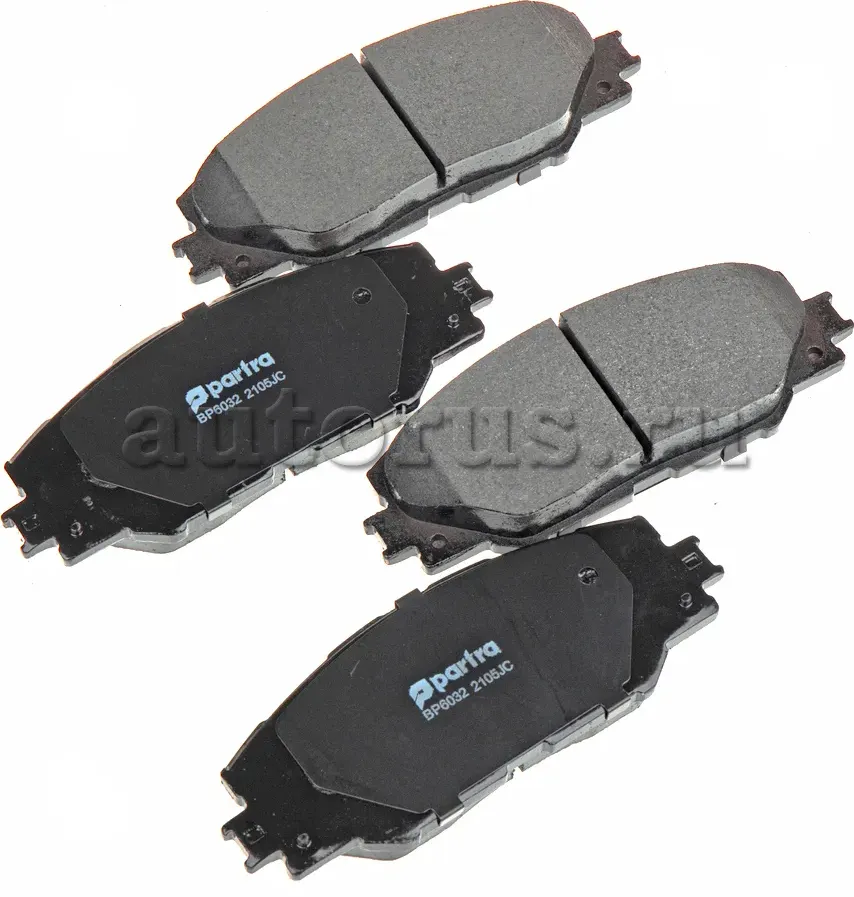 Колодки тормозные дисковые | перед прав/лев | (Partra) Partra. Артикул BP6032
