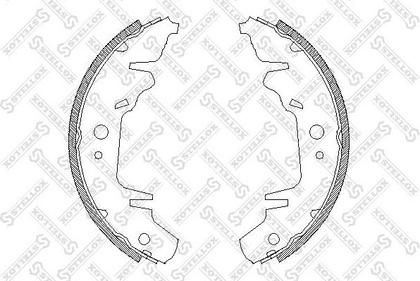 Тормозные колодки Stellox. Артикул 031 100-SX