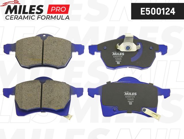 Тормозные колодки Miles (Керамика). Артикул E500124