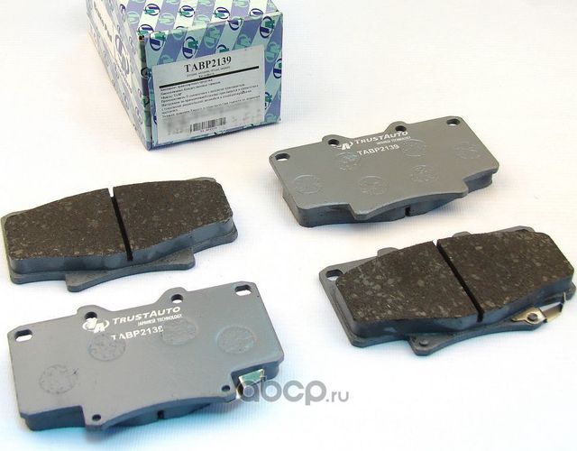 Дисковые тормозные колодки (Trustauto). Артикул TABP2139