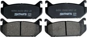 Тормозные колодки Zentparts. Артикул Z07454