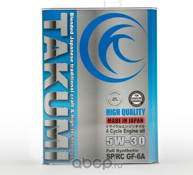 Takumi High Quality 5W30 SP/RC GF-6A синт. 4л (6шт/уп) Takumi. Артикул HQ053000403