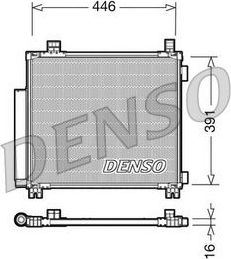 Радиатор кондиционера (конденсатор) Denso для Toyota iQ 2009-2015. Артикул DCN50045