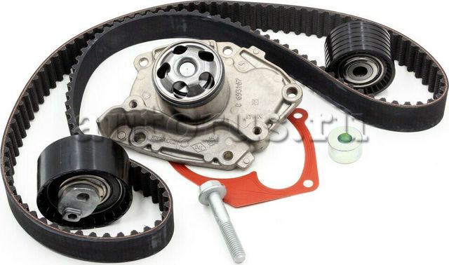 Помпа (водяной насос) с комплектом ремня ГРМ Renault. Артикул 119A06559R
