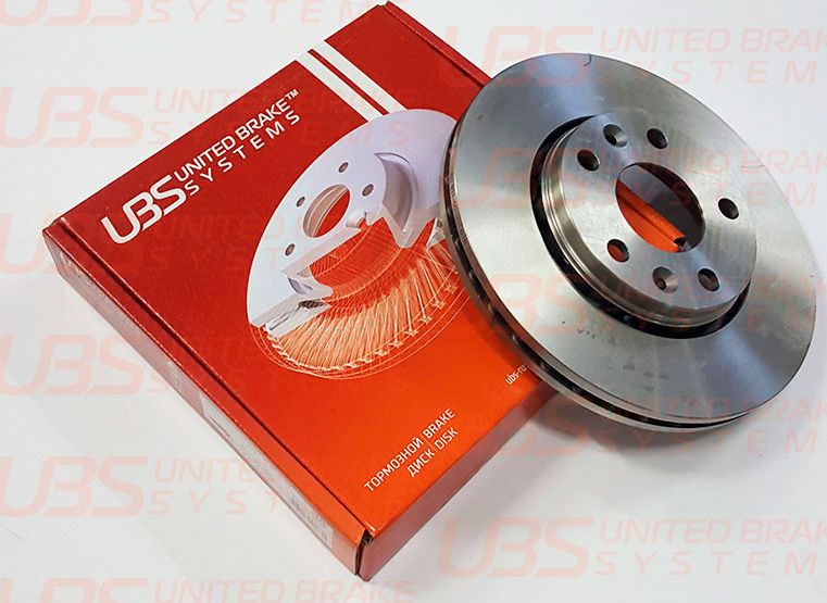 Тормозной диск для RENAULT FLUENCE 10-/LAGUNA 07-/MEGANE 08- передний вент., 1шт (UBS). Артикул B2105031