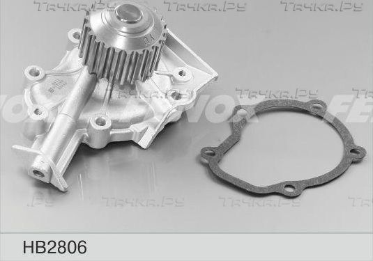 Помпа (водяной насос) Fenox для Daewoo Tico 1995-2000. Артикул HB2806