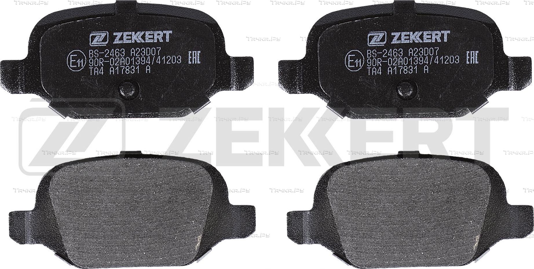 Тормозные колодки Zekkert задние для Fiat Punto II 1999-2012. Артикул BS-2463