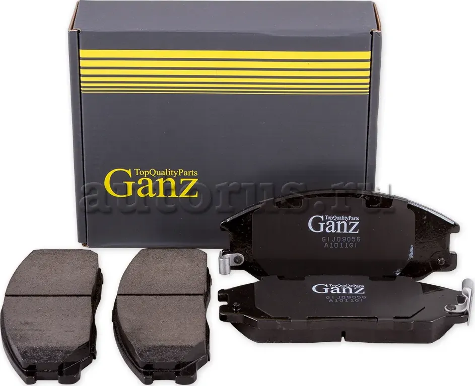 Колодки торм.пер. (Ganz). Артикул GIJ09056