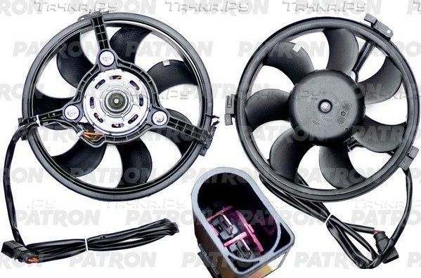 Вентилятор радиатора двигателя Patron для Volkswagen Passat B5 1996-2000. Артикул PFN046