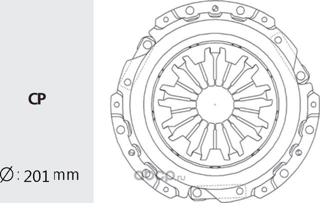 Корзина сцепления (Valeo). Артикул TYC13