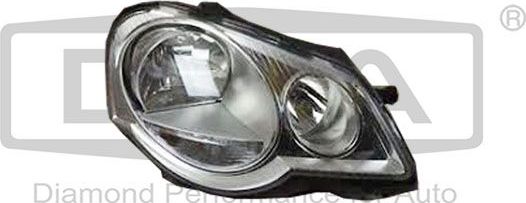 Фара передняя основная DPA правая для Volkswagen Polo IV 2001-2010. Артикул 99411267202