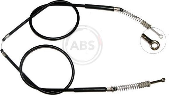 Трос ручника (тросик ручного тормоза) ABS задний для Lancia Y10 1985-1995. Артикул K10295