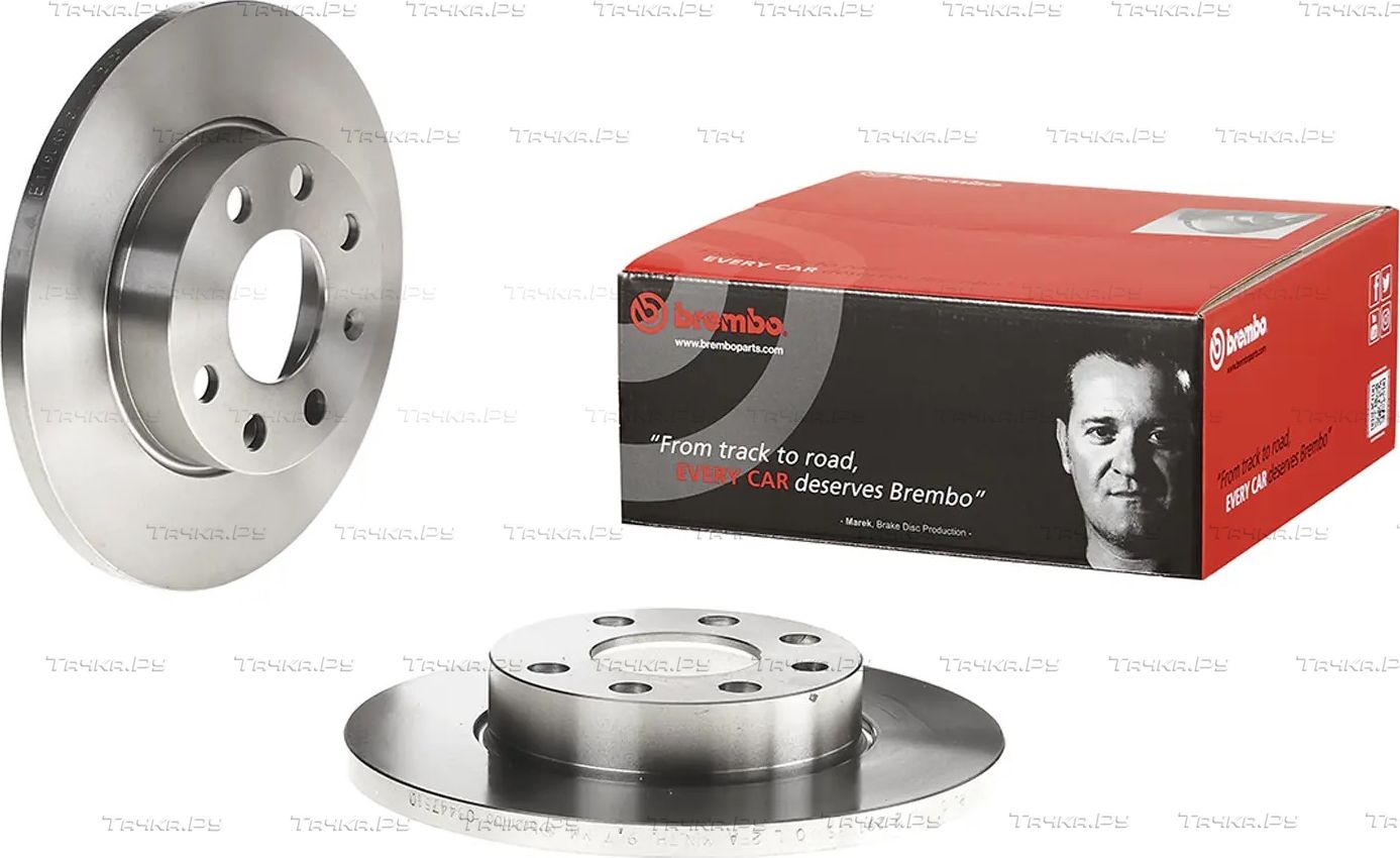 Тормозной диск Brembo PRIME LINE передний для Opel Vectra A 1988-1995. Артикул 08.4475.10